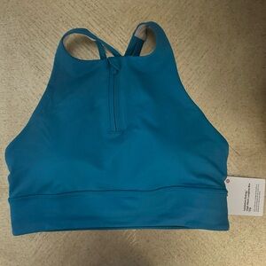 Lululemon Energy Bra High Neck Lone Line Zip NWT